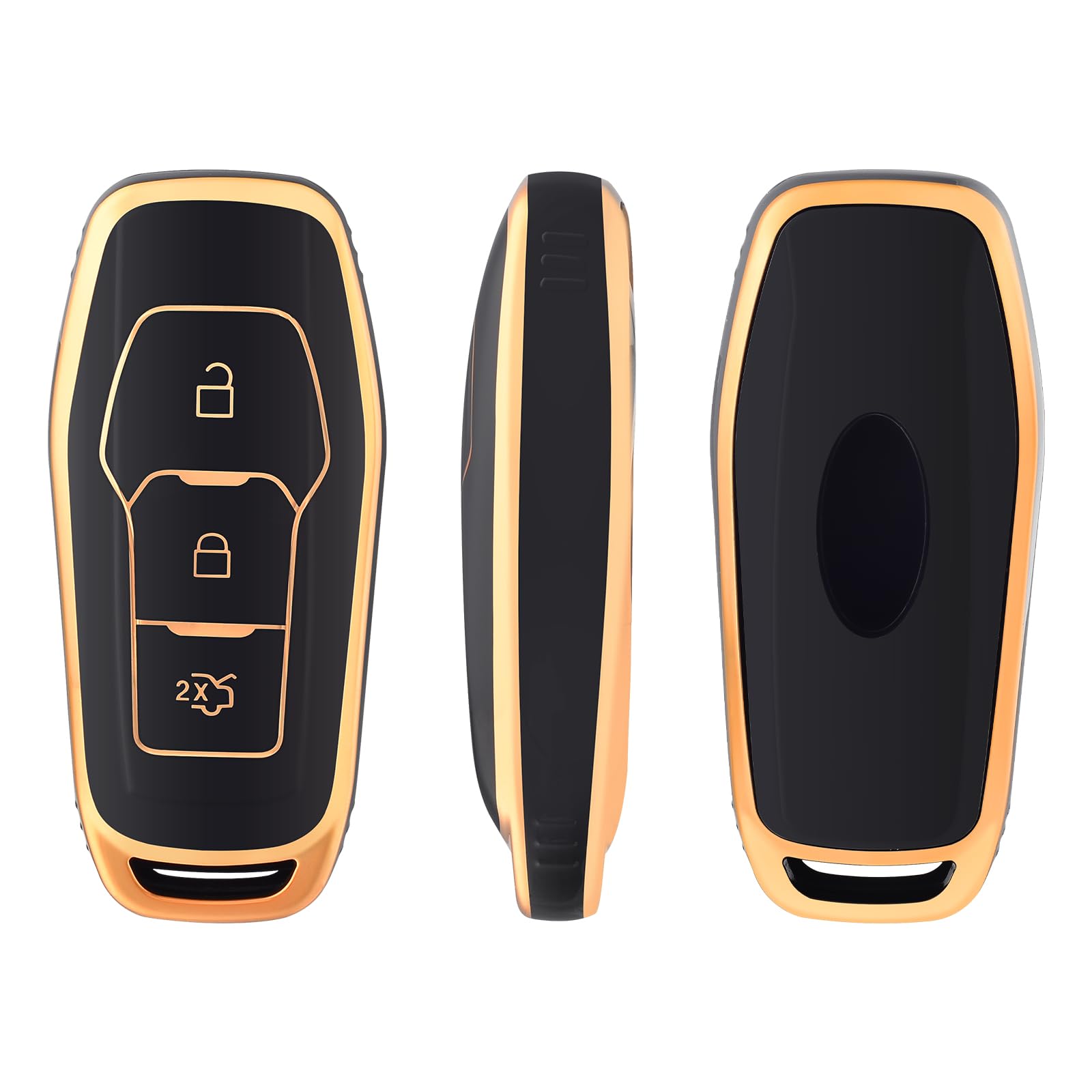 OFFCURVE Etui A Cle Voiture Coque Clé, Étui à Clés Couvre Clef Cache Clef Apte A Kia Ceed Cd Sportage Gt Sorento 4 Stinger R K5