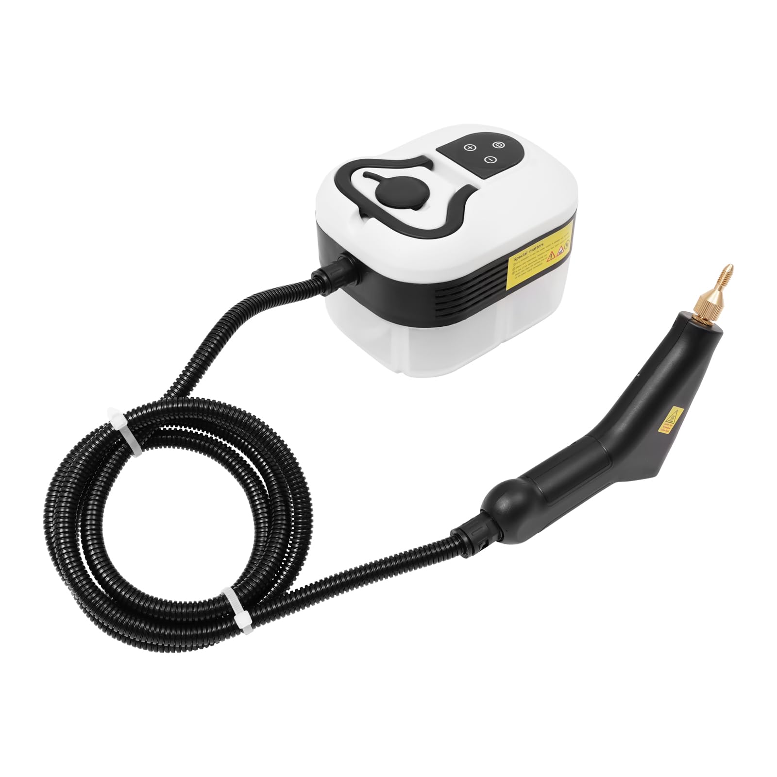 Myjka parowa 1500 W z ciśnieniem 3 bar, 6-stopniowa regulacja pary, zbiornik na wodę do kuchni/łazienki/samochodu (wtyczka EU 220 V)