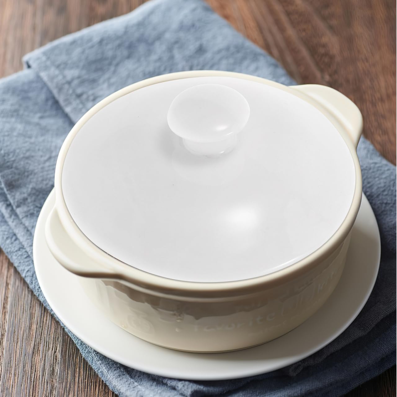 Mikinona Ceramic Teapot Lid Replacement 4inch Tea Filter Sealing Cap for Tea Kettle Retro Teacup Lid Pot for Kitchen