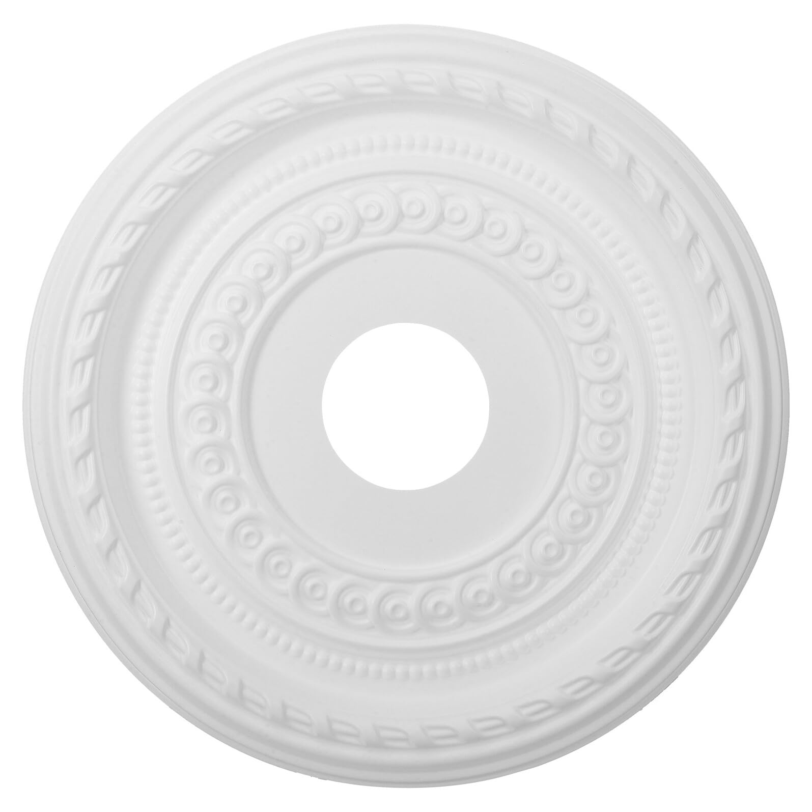 Médaillon lumineux blanc pour l'éclairage de maison et bureaux modernes
