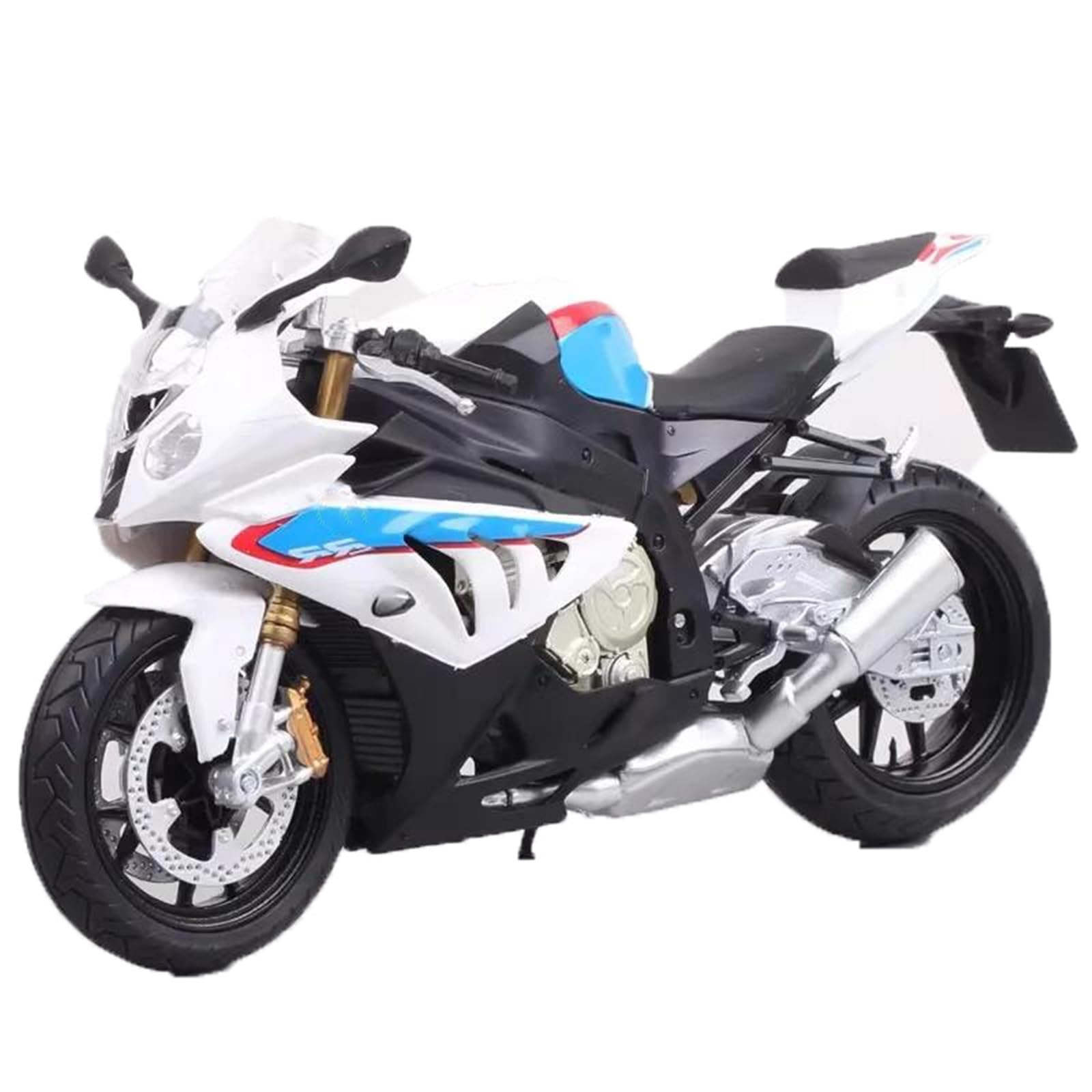 Motorbike Scale Model Motorcycle Diecast Metal Racing Model For Super For Sport Miniature Collection Gift 1：12 For BMW S1000RR 2009(Blue)