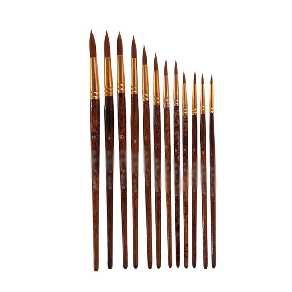 Pinceau aquarelle pour peinture numéro et loisirs créatifs en famille lot de 12 stylos