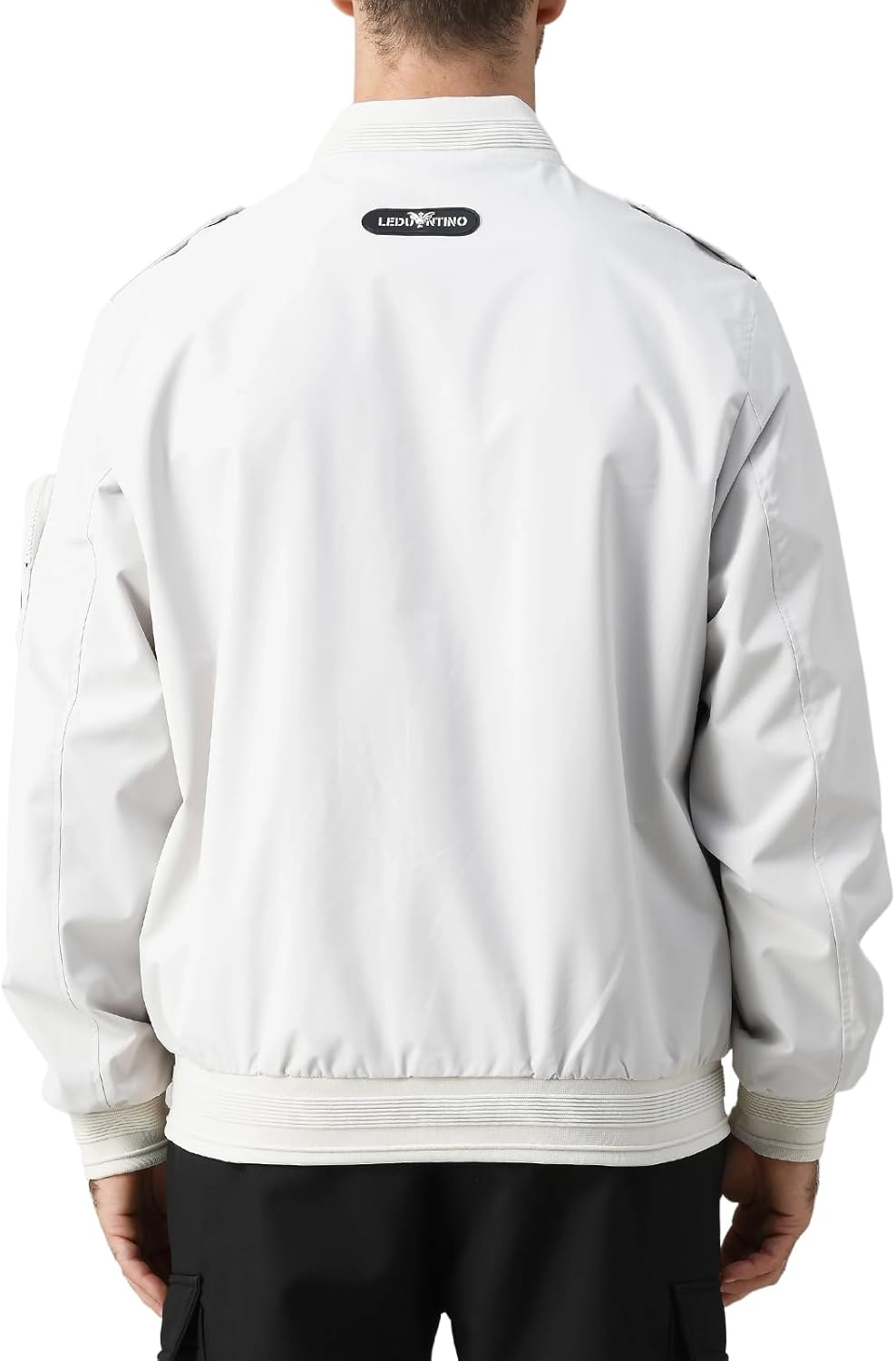 Men's Bomber Jacket, Lightweight Casual Spring Fall Windbreaker, Travel Hiking Golf Jackets - Image 3