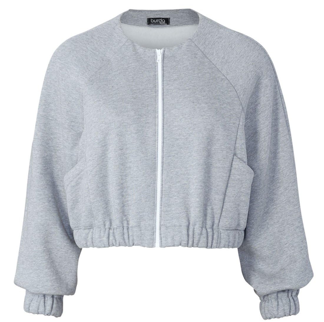 Burda 5848 Cartamodello Donna Per Giacca Senza Colletto Con Maniche Raglan - Taglie 34-48