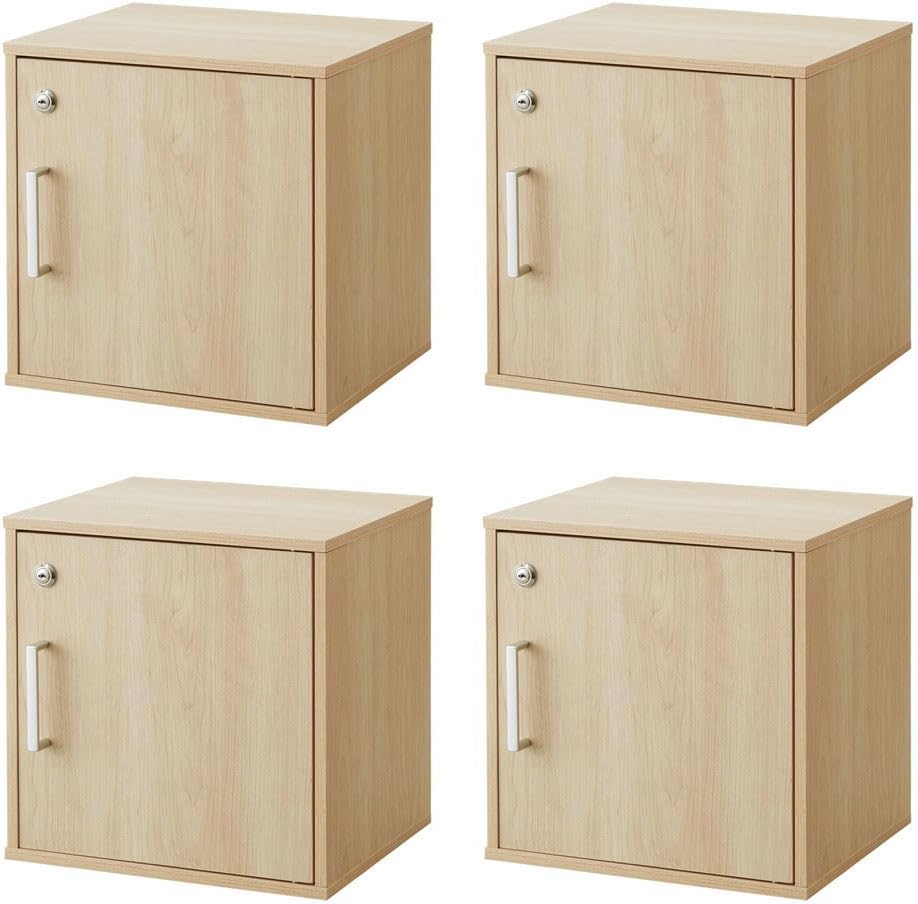 美品】ニトリ システムベッド デニッシュ 本棚 単品 ベージュ 収納 A4