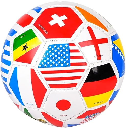 Miniatura 3 de Balón de fútbol T}tamaño Completo World International, mezclado.