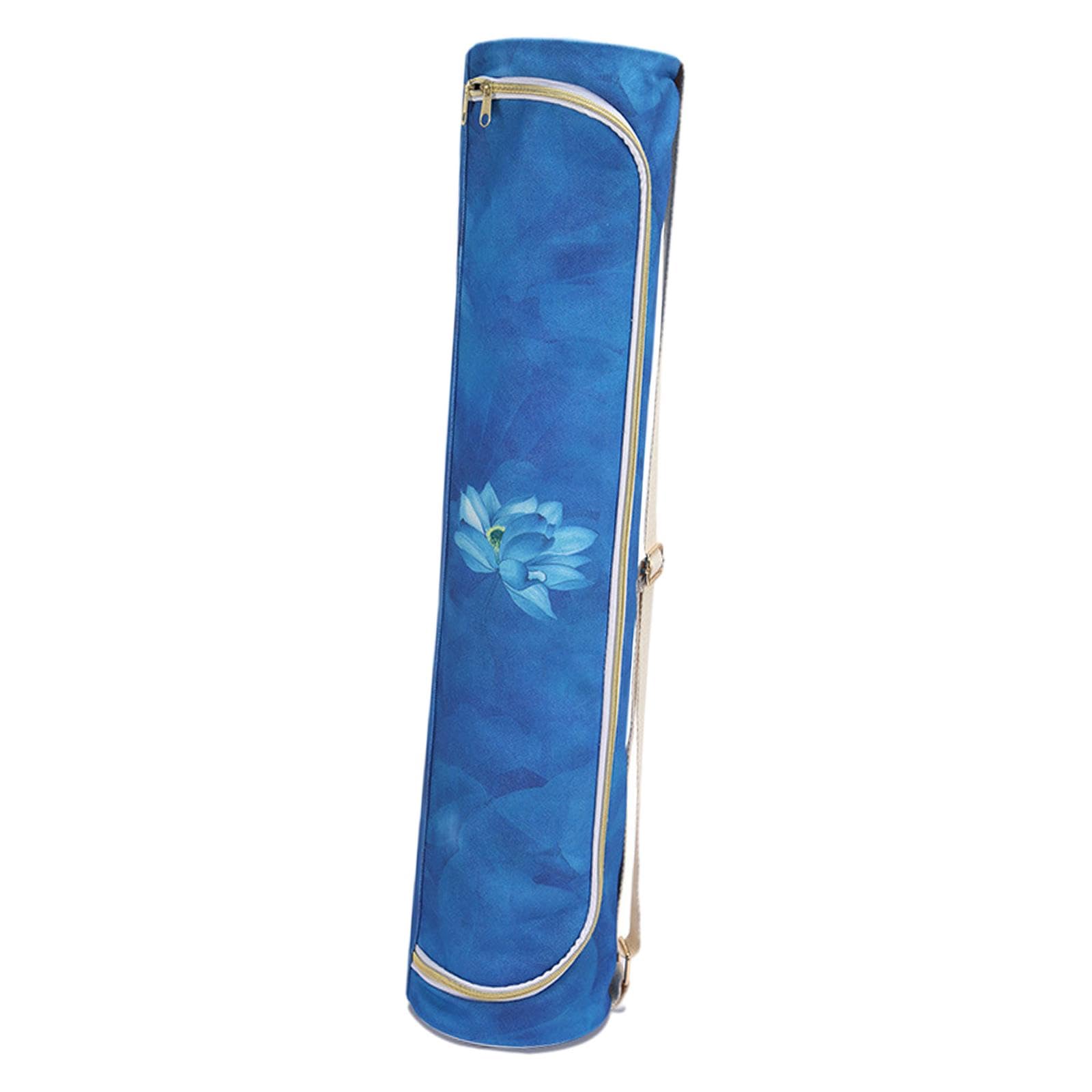 CALANDIS™ Exercise Yoga Carrying Bag Class Workout Park Yoga Practice Exercise Storage Blue Lotus | Mat Carriers & Bags | Yoga & Pilates | Fitness, Running & Yoga-image-44