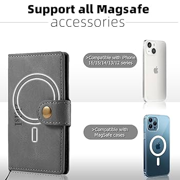 Amazon.com: ZICISI Magsafe Phone Wallet,Magnetic Wallet for