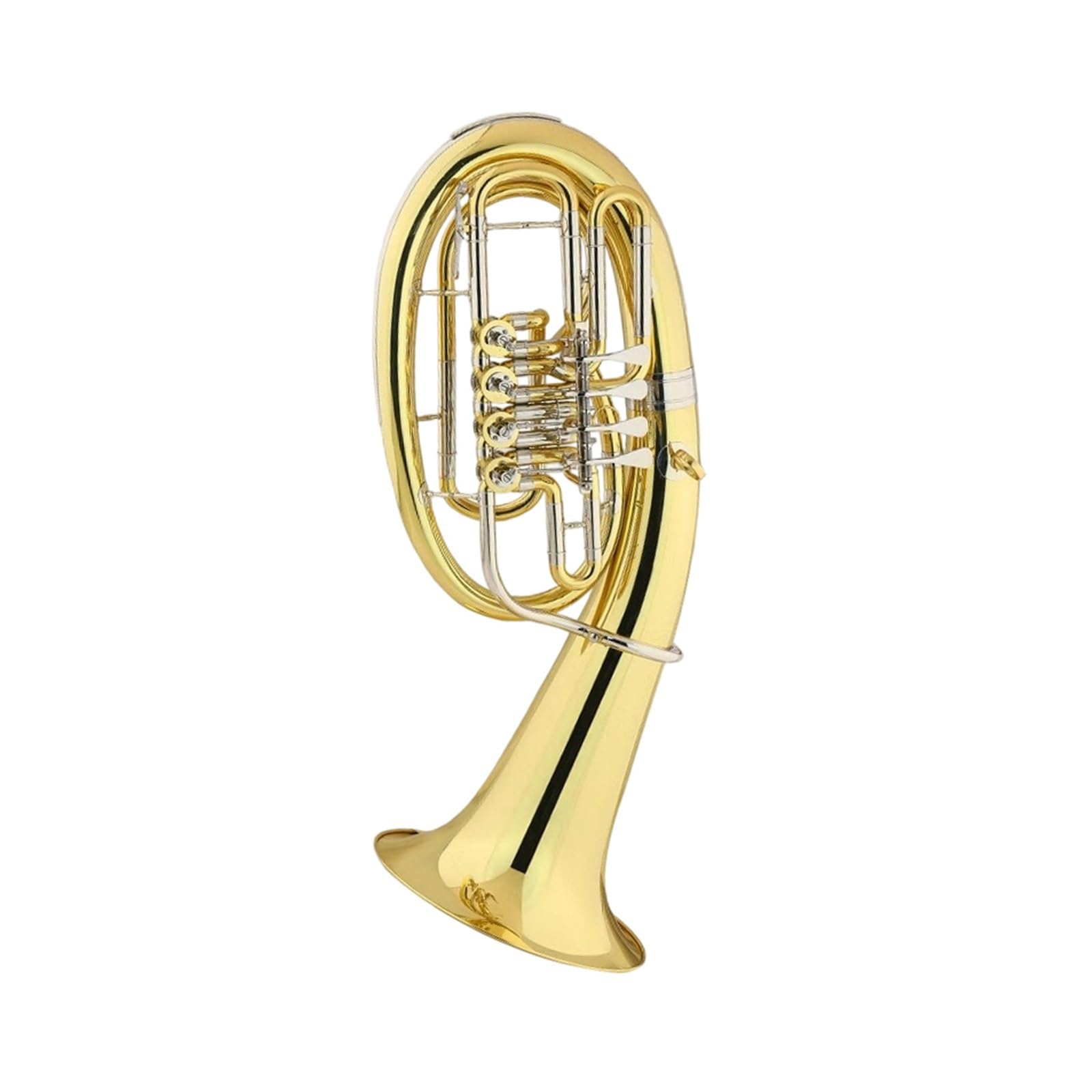 Vier Tasten Euphonium Anfängerinstrument Für Erwachsene Gold Oder Silber(Gold)