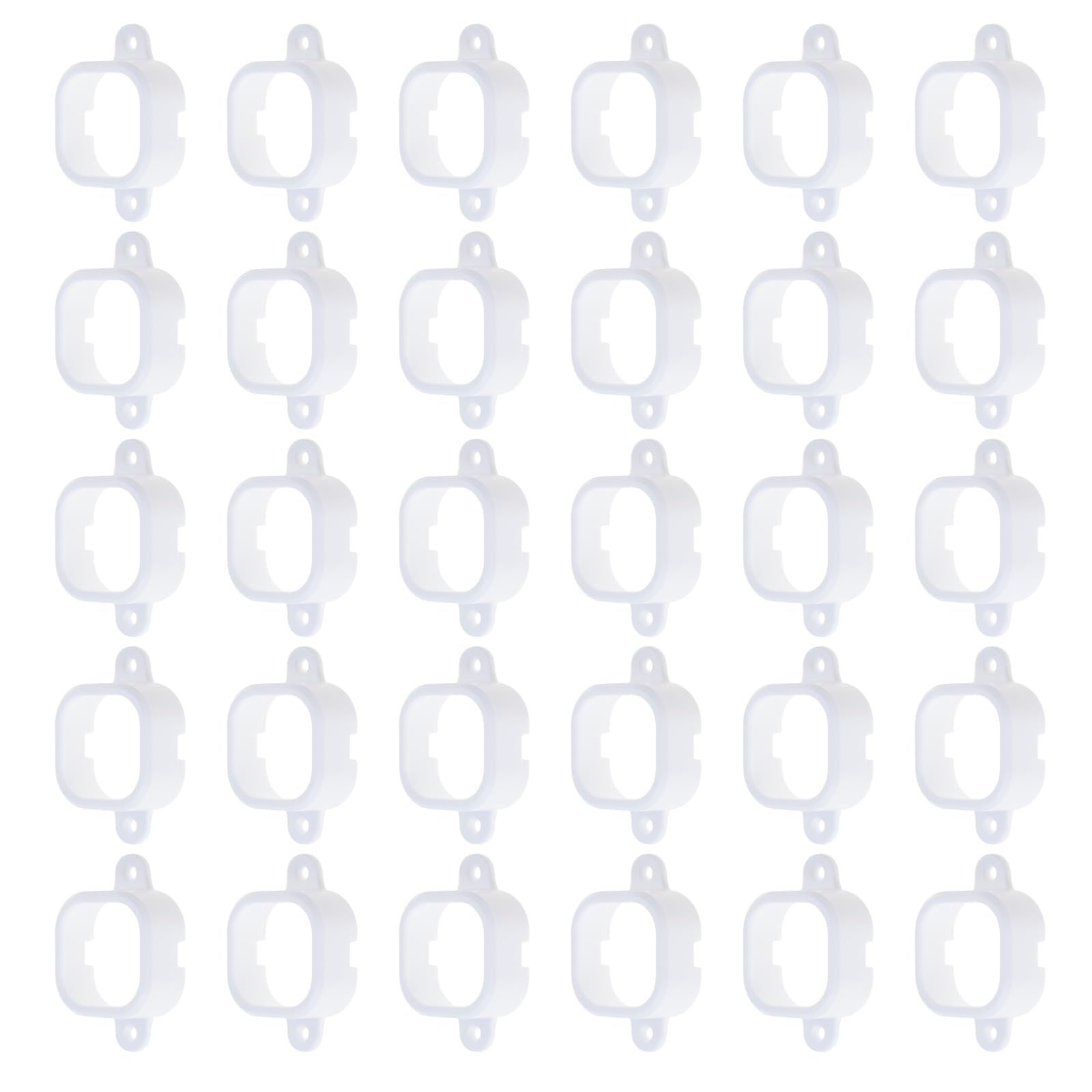 Rgybao Multicolor 30Pcs Led String Light Clamps Installation Brackets For H705 Protective Lampshade Fixing Bracket Mounting Clip For Protective Lampshade Fixing Bracket