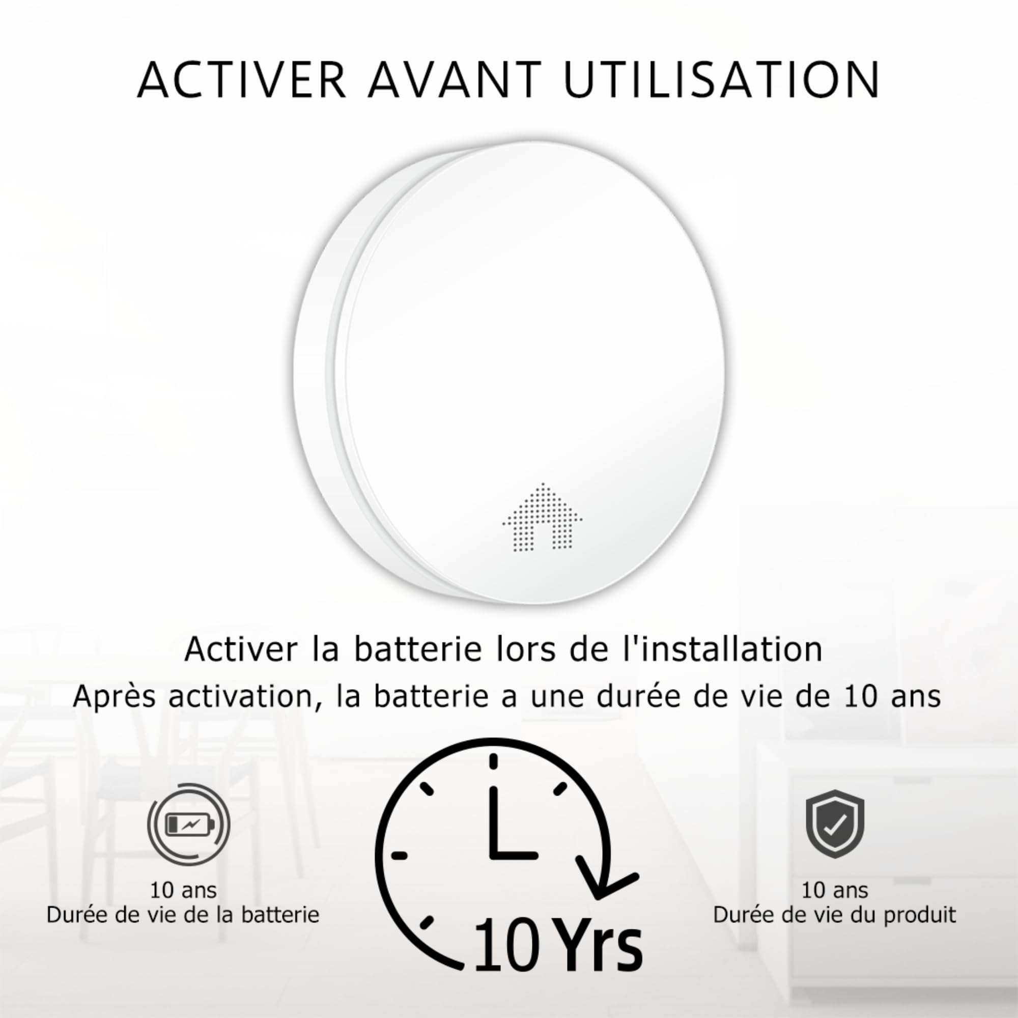 ELRO FF4610 Design-Brandschutz-Kit - 2X Ultraflacher Rauchmelder & Ultraflacher Kohlenmonoxid-Melder mit 10-Jahres-Batterie - Entspricht der europäischen Norm EN14604 und EN50291