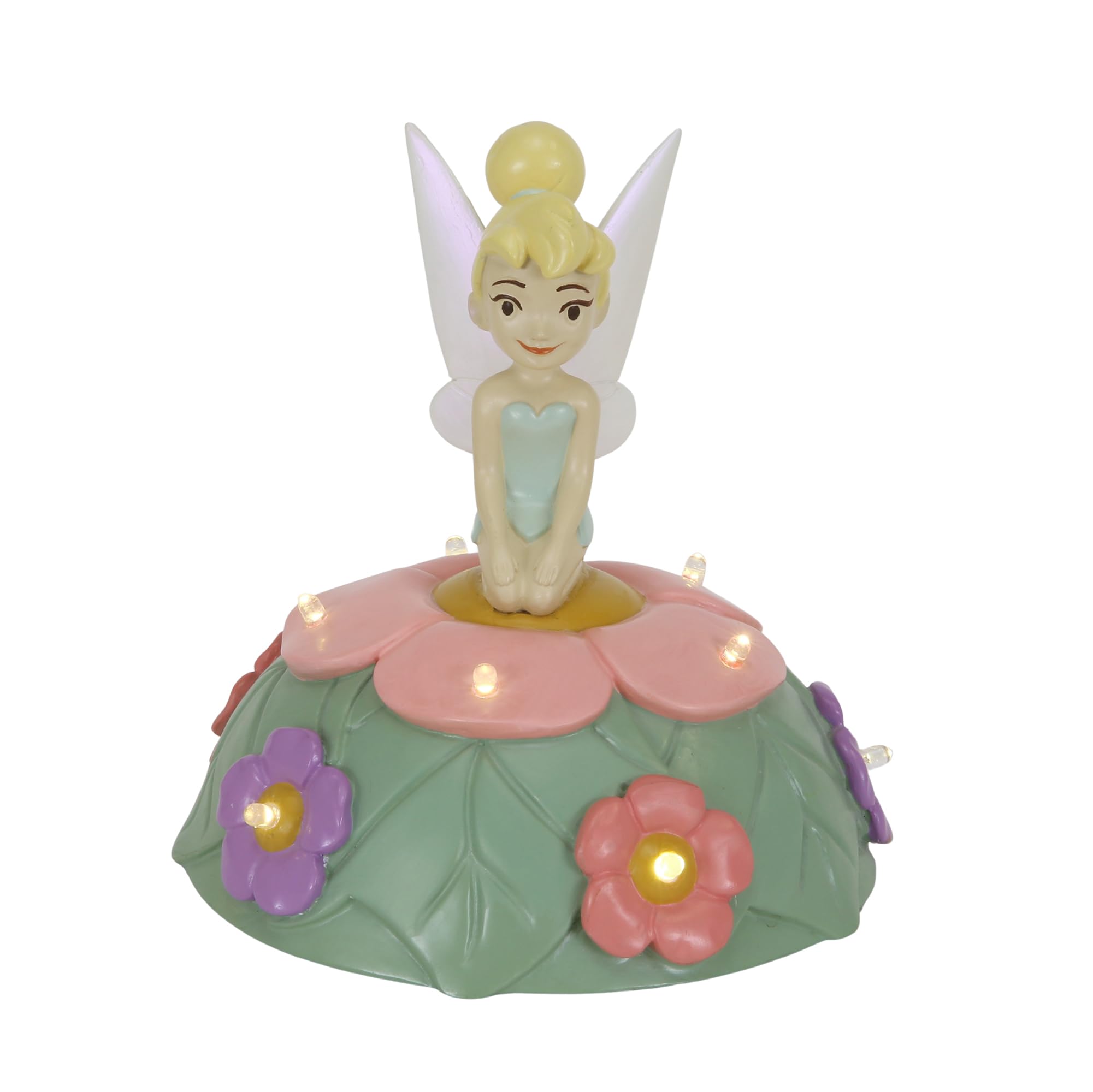 Bedtime Originals Tinker Bell Table Top Light - Pink, Green, Disney, Garden