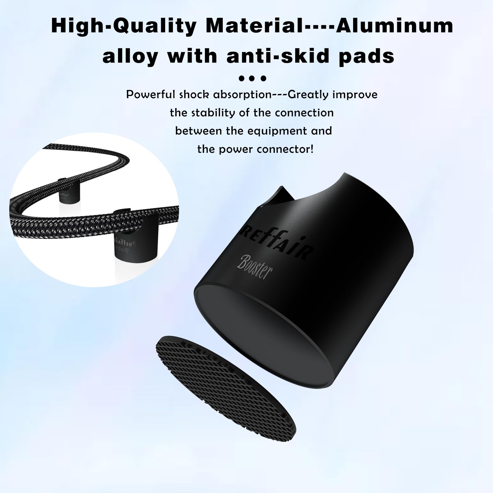 Snapklik.com : Prefair Booster Aluminum Alloy Power/Speaker Cable Riser ...