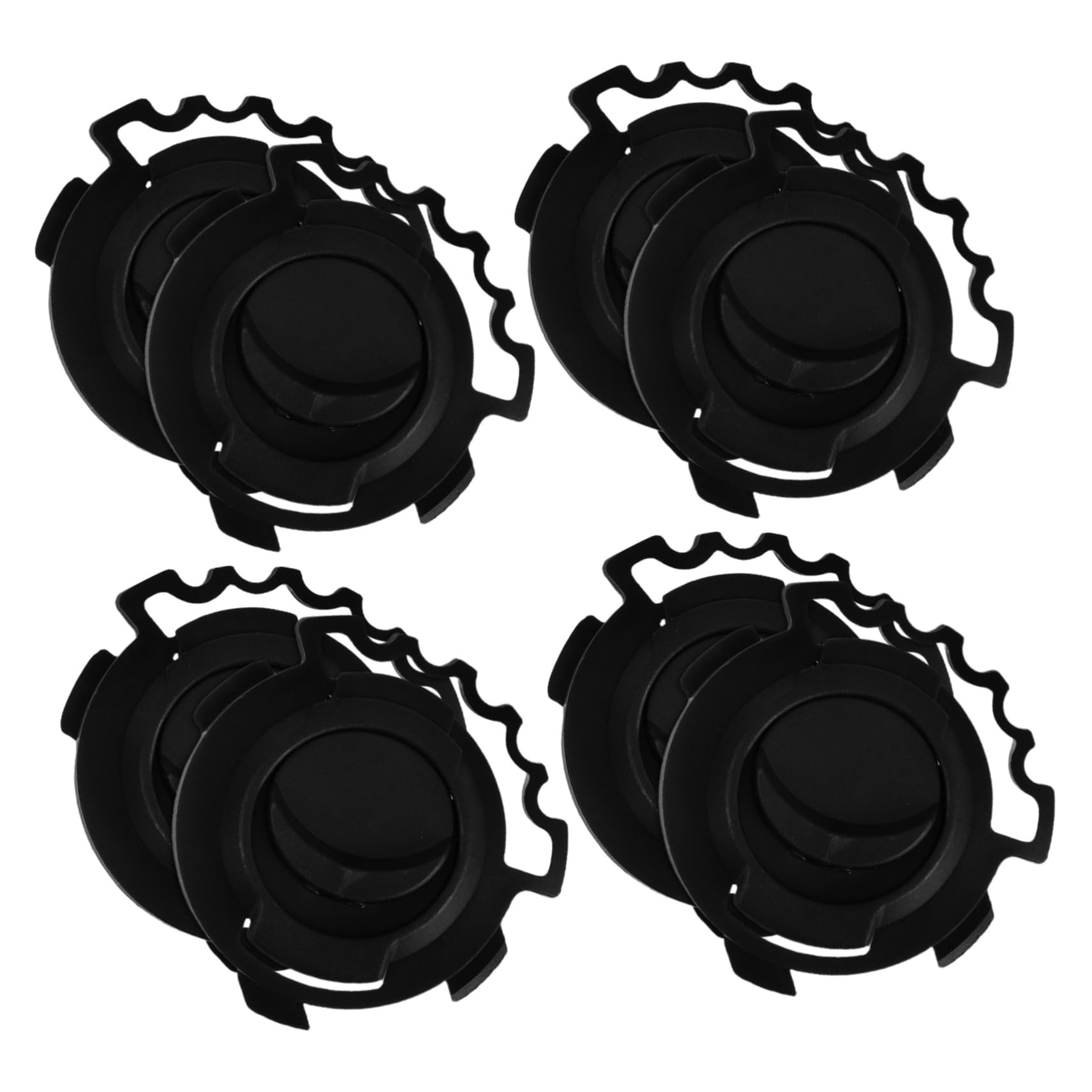 Mikikit 4 Pairs Impact Resistant Fasteners for Enhanced Visibility Compatibility for Electric Bike Riding Safety Accessories