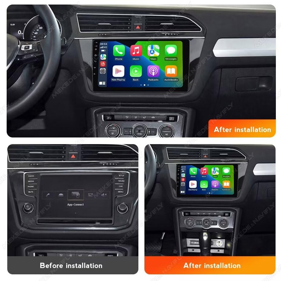 CARPLAY ANDROID 13 Autoradio Navi RDS für VW GOLF 5 6 Passat Touran