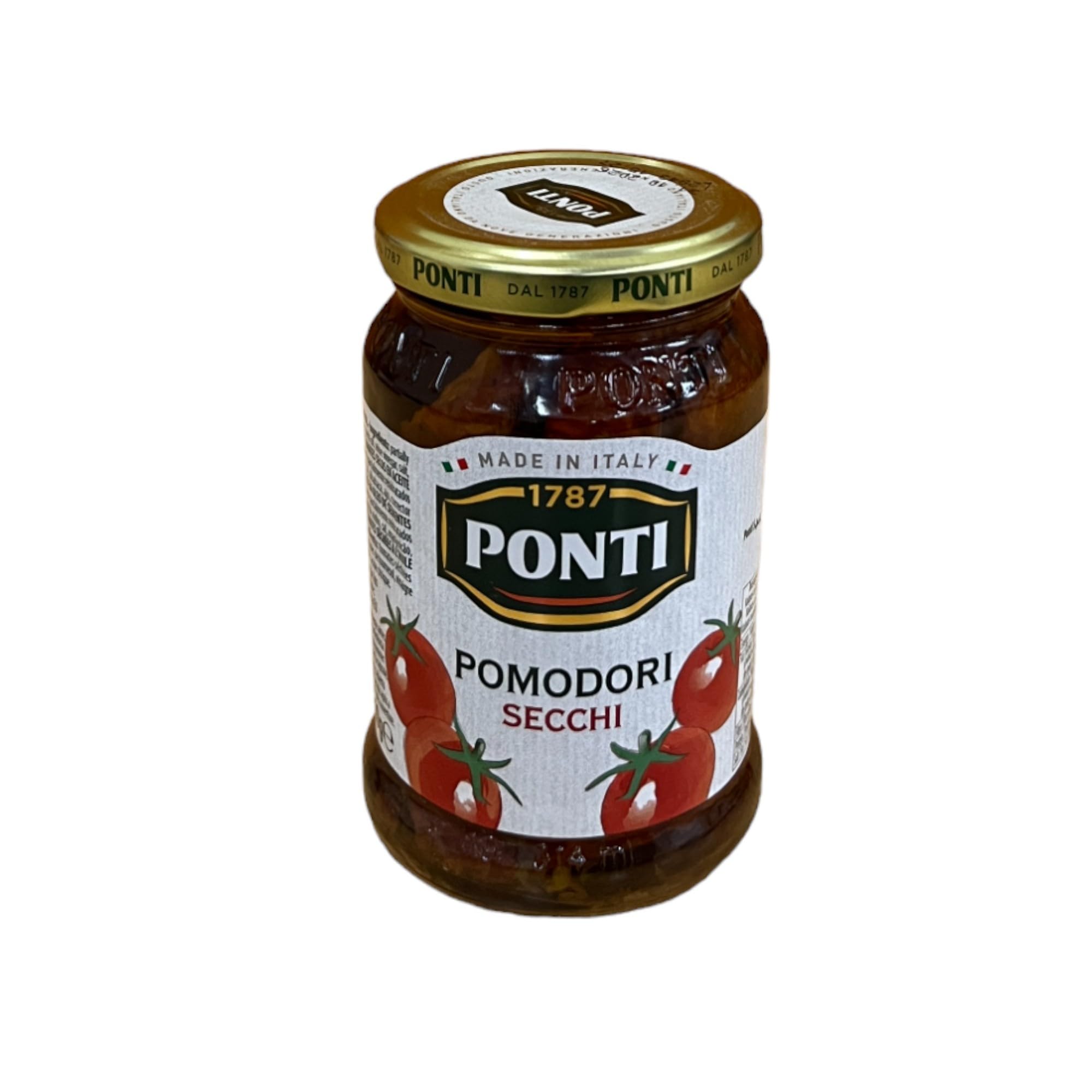 Ponti Sundried Tomatoes - 280g | Since 1787 | Authentic Product of Italy | Chewy Texture