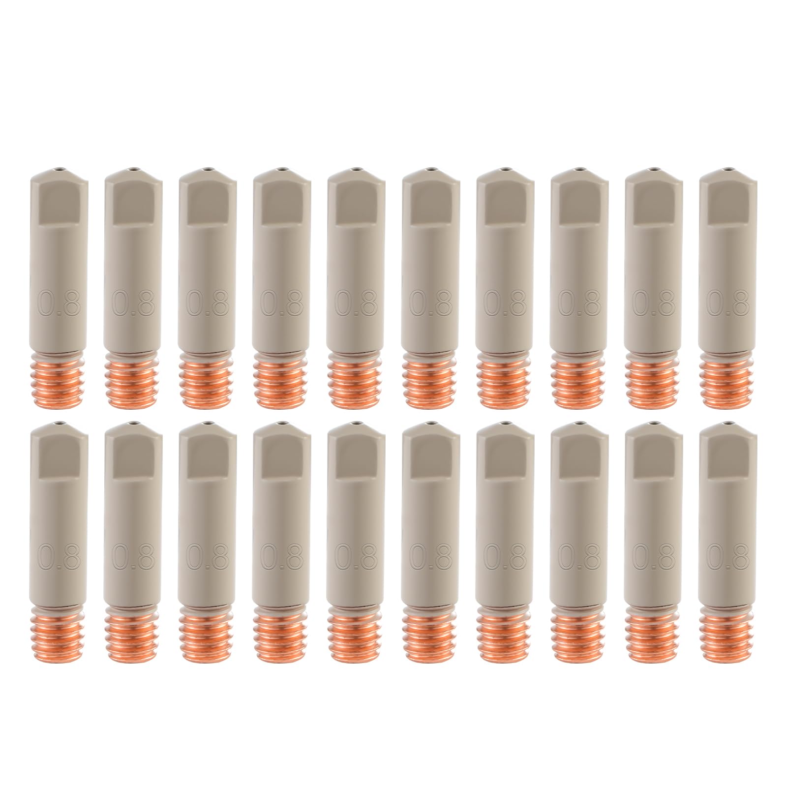 MIG Welding Contact Tips with Non-Stick Coating .030" 20pk