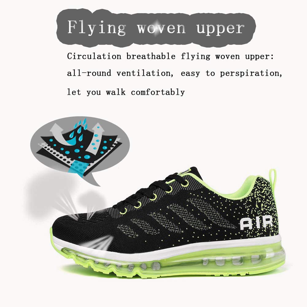 Uomo Donna Air Scarpe da Ginnastica Corsa Sportive Fitness Running Sneakers Basse Interior Casual all'Aperto 34-46 EU