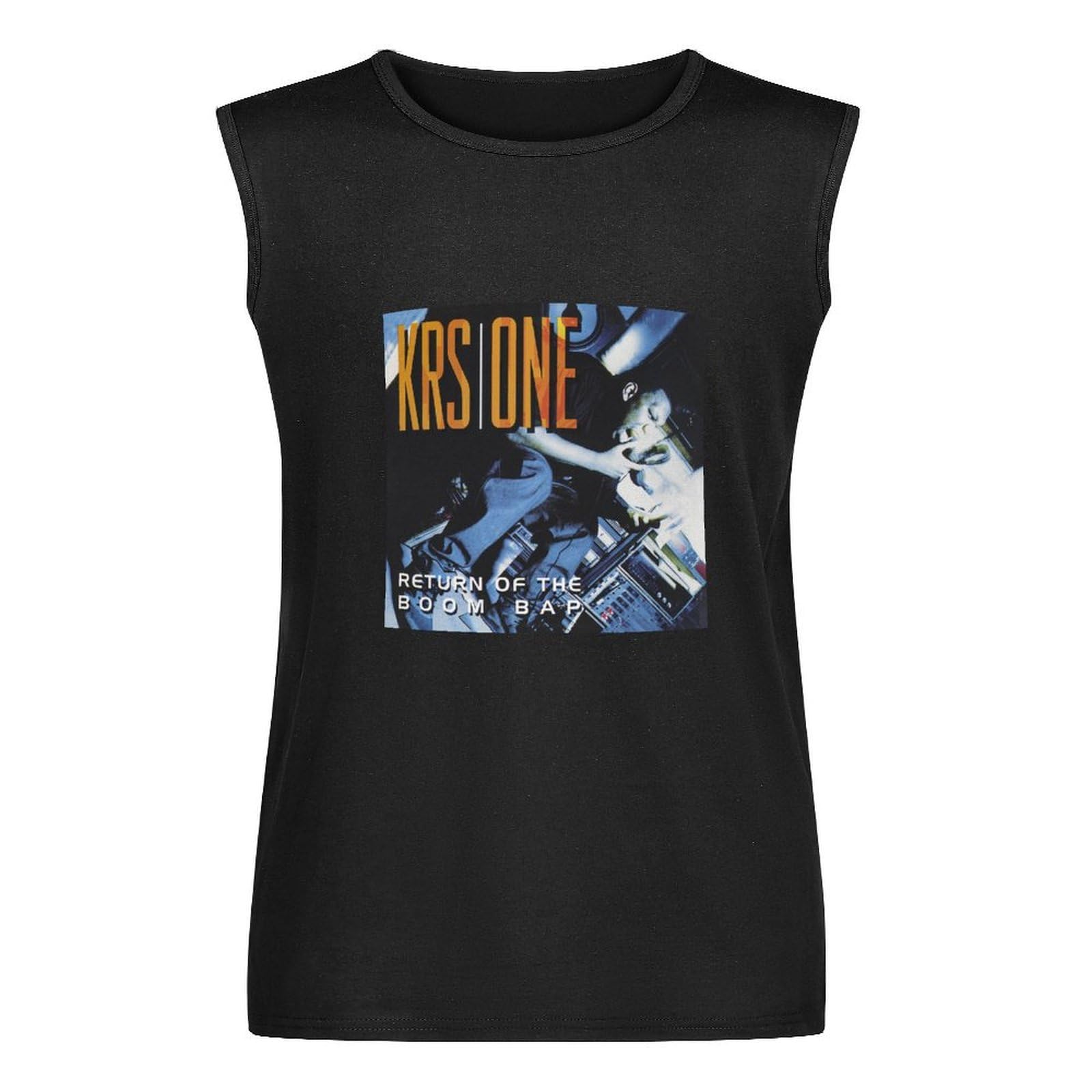 EGGUDdKRS One Return of The Boom Bap Album Cover 1993 Men's Sleeveless T-Shirt Black Graphic Unisex Vests Top Tee Shirt