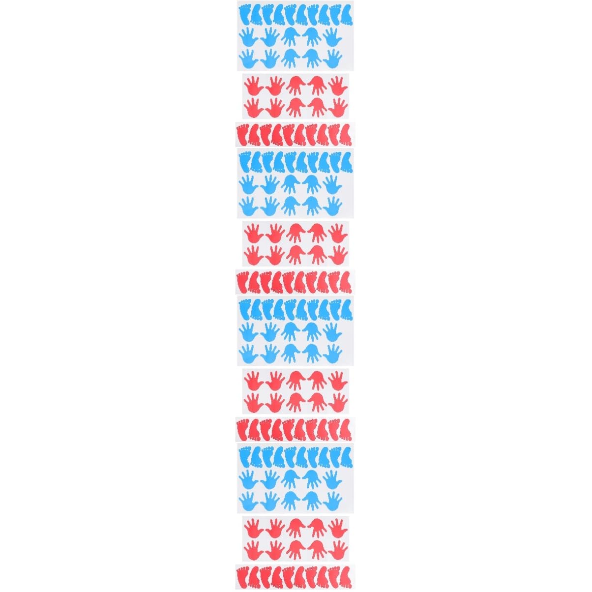 Autocollant stickers muraux de la maternelle pour guider les pas