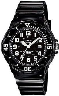 Casio Womens Quartz Watch, Analog Display and Resin Strap