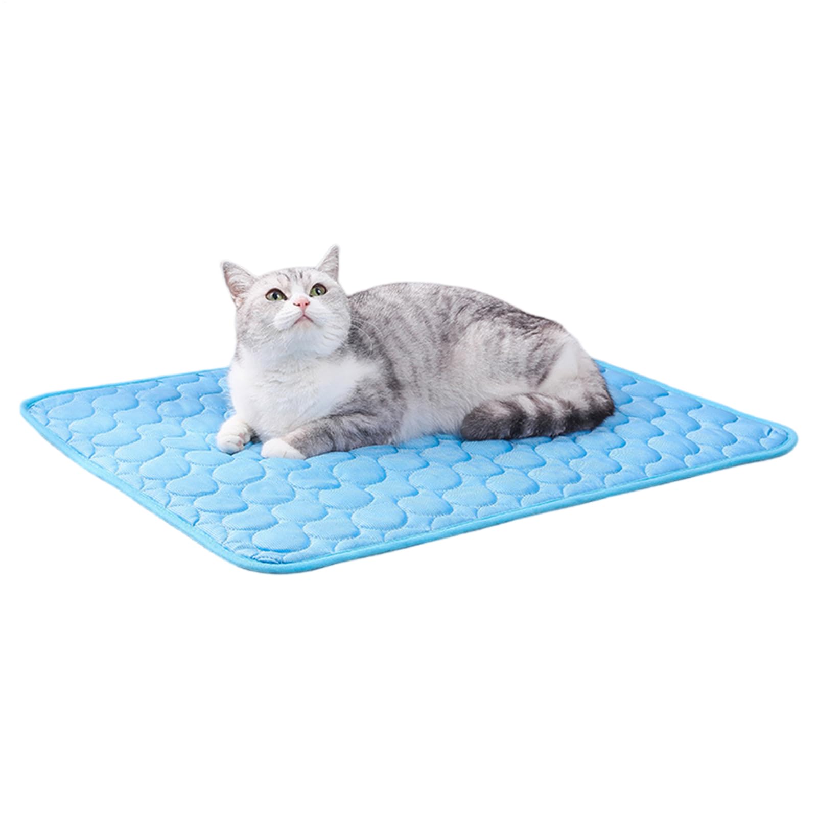 Dog Cooling Mat - Coolingg Mat for Dogs | Cooling Pad for Dog | Coolings Bed Pad foor Indoor Outdoor foor Small Medium Cats Kittens Dogs Puppy Pet Breathable Summer Beddings Ice-Silk Mats