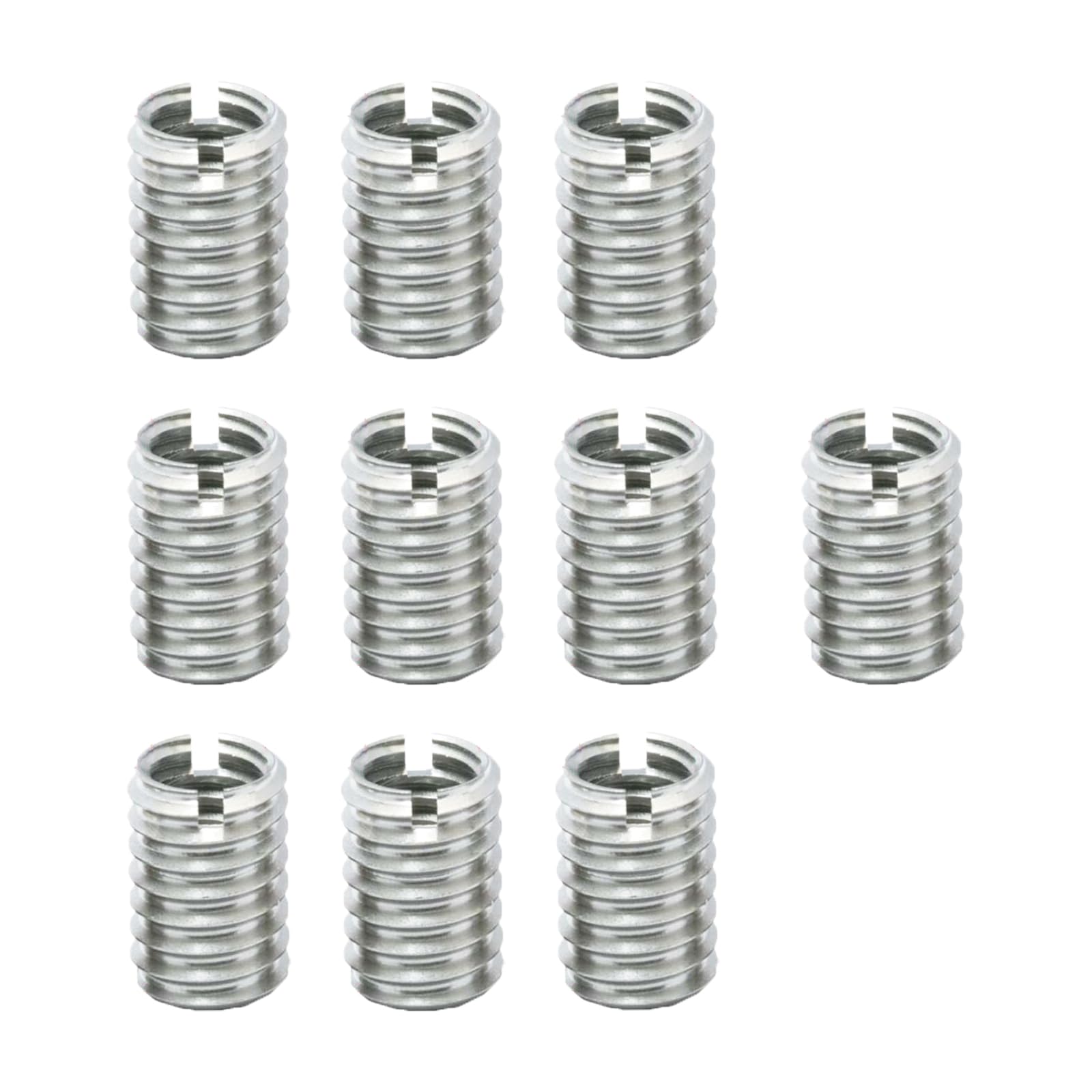 Inserto de Roscas Acero Inoxidable M6 a M4 para Reparación de Roscas Automóviles Turbinas de Vapor