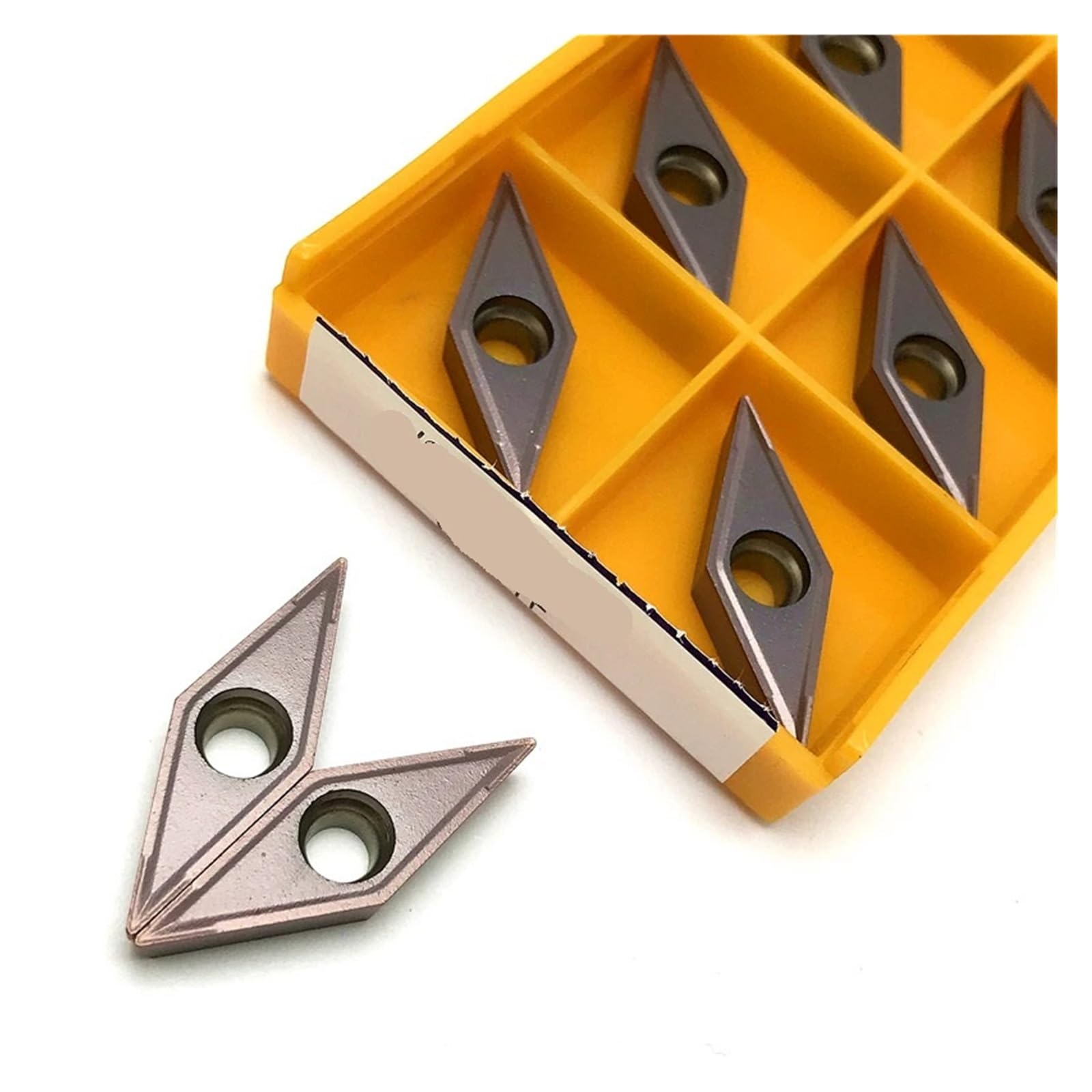 Outils de coupe VCMT160404 VP15TF outil de tournage externe carbure pour tour mécanique CNC