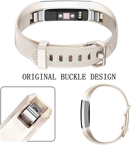 Miniatura 4 de Tobfit Paquete de 2 correas deportivas compatibles con Fitbit Alta  Alta HR  Ace, pulseras de repuesto de TPU suave para mujeres y hombres