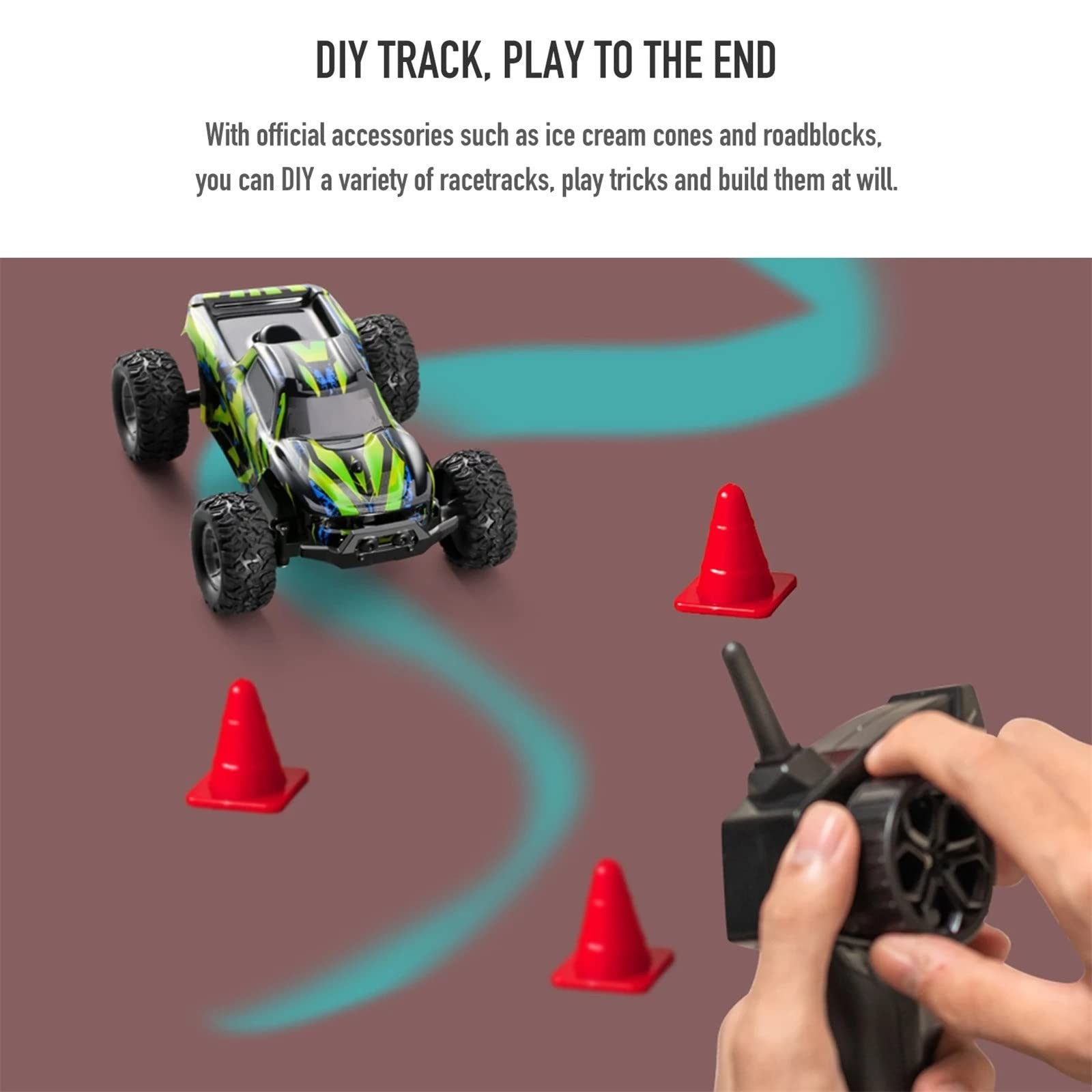 Amazon.co.jp: ラジコンカー 1/32 2wd 20km/h 2.4GHzミニ高速車 RC