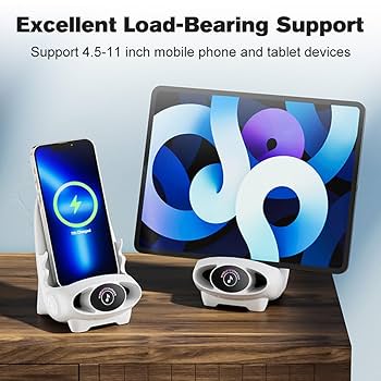 Amazon.com: Mini silla de carga rápida inalámbrica soporte multifuncional  para teléfono, mini silla portátil cargador inalámbrico, estación de carga  rápida, amplificador, soporte para teléfono celular, decoración : Celulares  y Accesorios