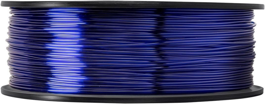 3D Flexible TPU 0.8KG 1.75mm Transparent Blue Flexible TPU 3D Printer Filament, Diameter Tolerance +/- 0.05 mm, 0.8KG Spool, 1.75 mm, Transparent Blue