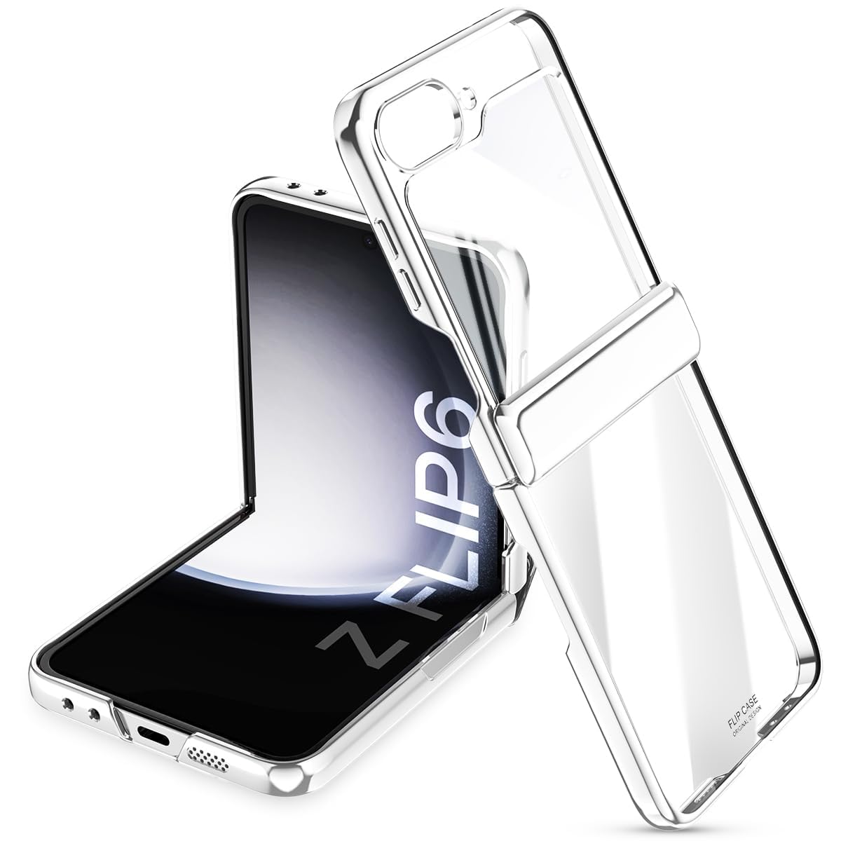 Amazon.co.jp: OURJOY Galaxy Z Flip6 用 ケース ヒンジ保護 電気