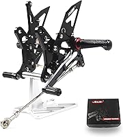 Vista 14 de Arashi (Versión 2.0) Estriberas traseras ajustables para SUZUKI SV650 SV650S SV650X 2016-2023 Accesorios de motocicleta Estriberas reposapiés juego