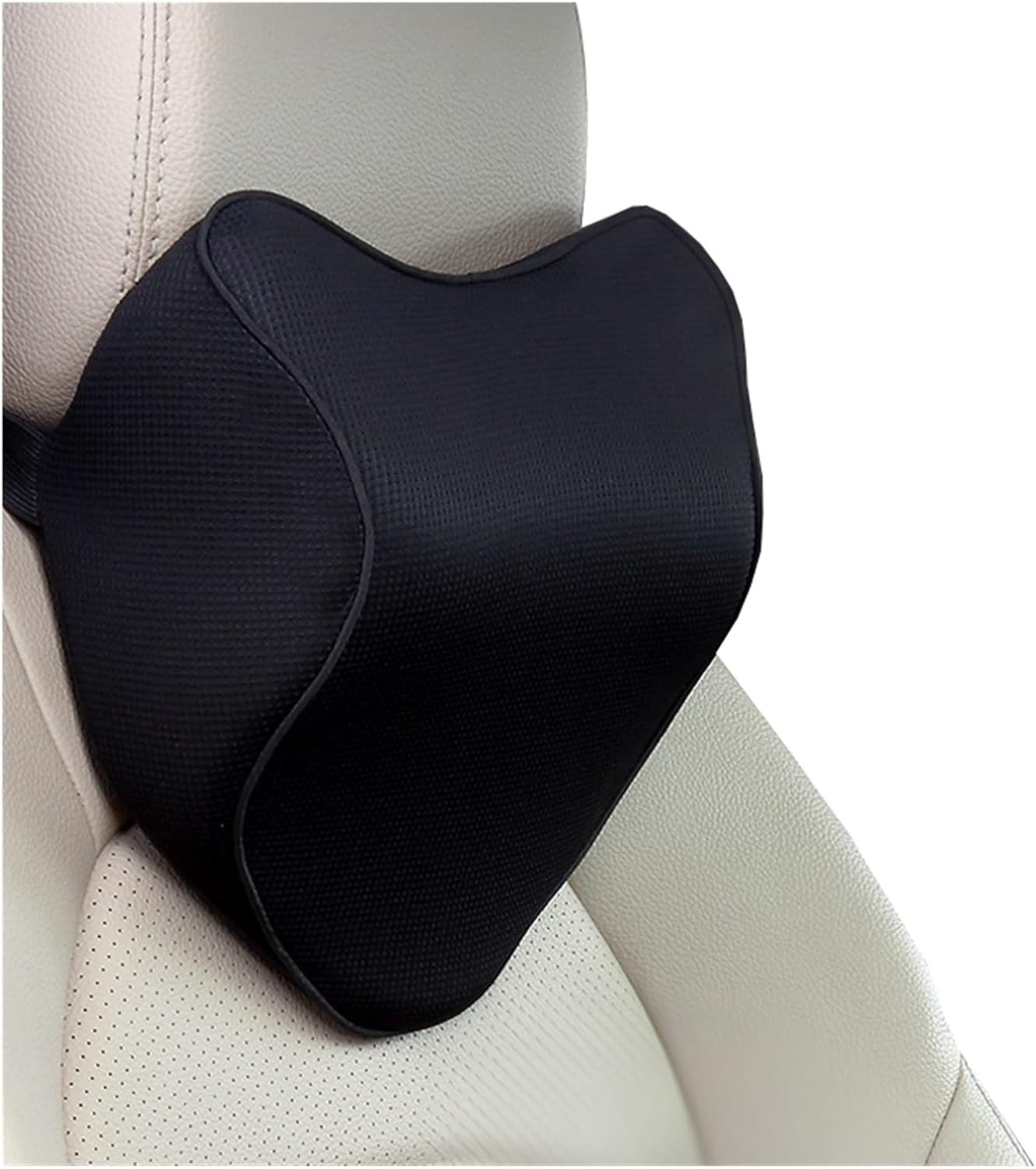 Car Lumbar Pillow Memory Foam Lumbar Support Cushion Car Low Back Pain Pillow Pillow Long Time Drive Relief Pain(Black set)
