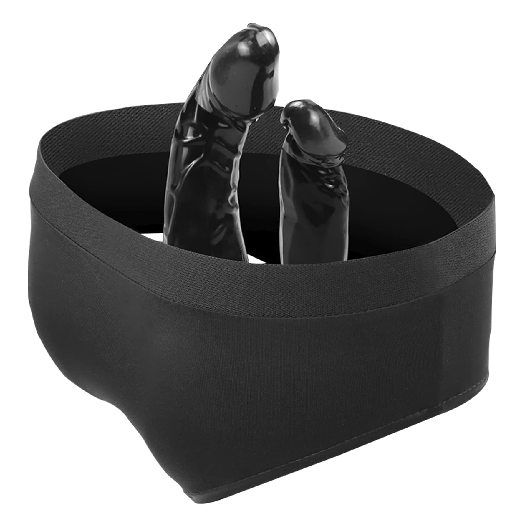 Gode ​​ceinture SM en silicone, pantalon élastique portable, pénis à double tête, culotte de masturbation amovible for hommes et femmes, pantalon de chasteté, plug anal, gode, jouet de flirt