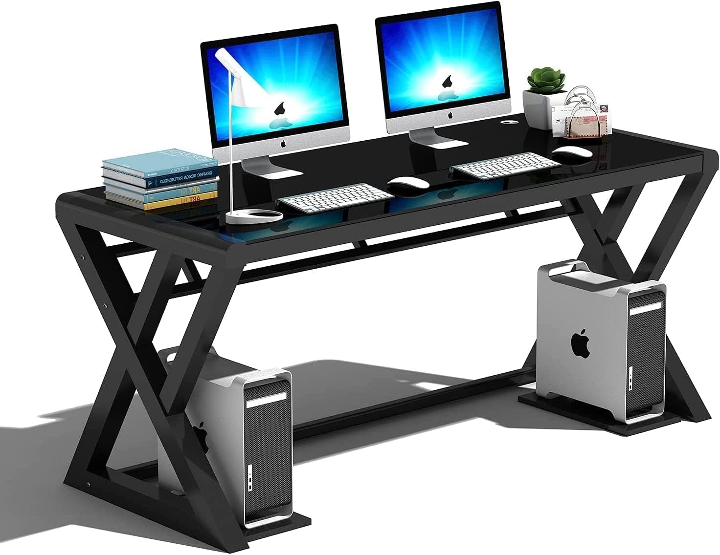 SAMERY Computer Desk & Gaming Desk, Home Office Desks 55.1