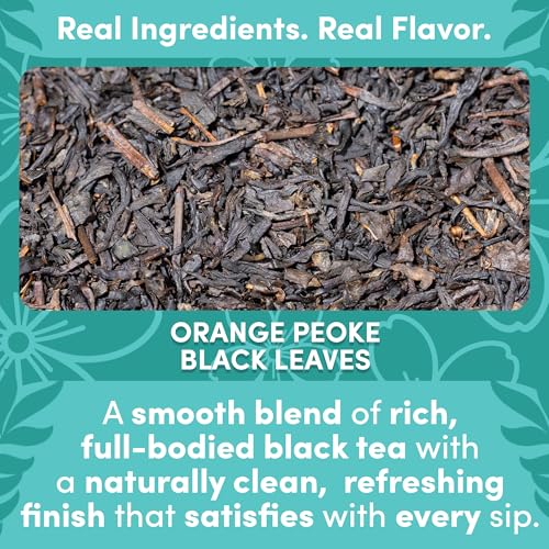 Image of Black Orange Pekoe Iced Tea Bags, 1 Gallon Tea Bags, 48 Count, Bulk Iced Tea Packs, Orange Pekoe Tea for Restaurants, Cafes & Home