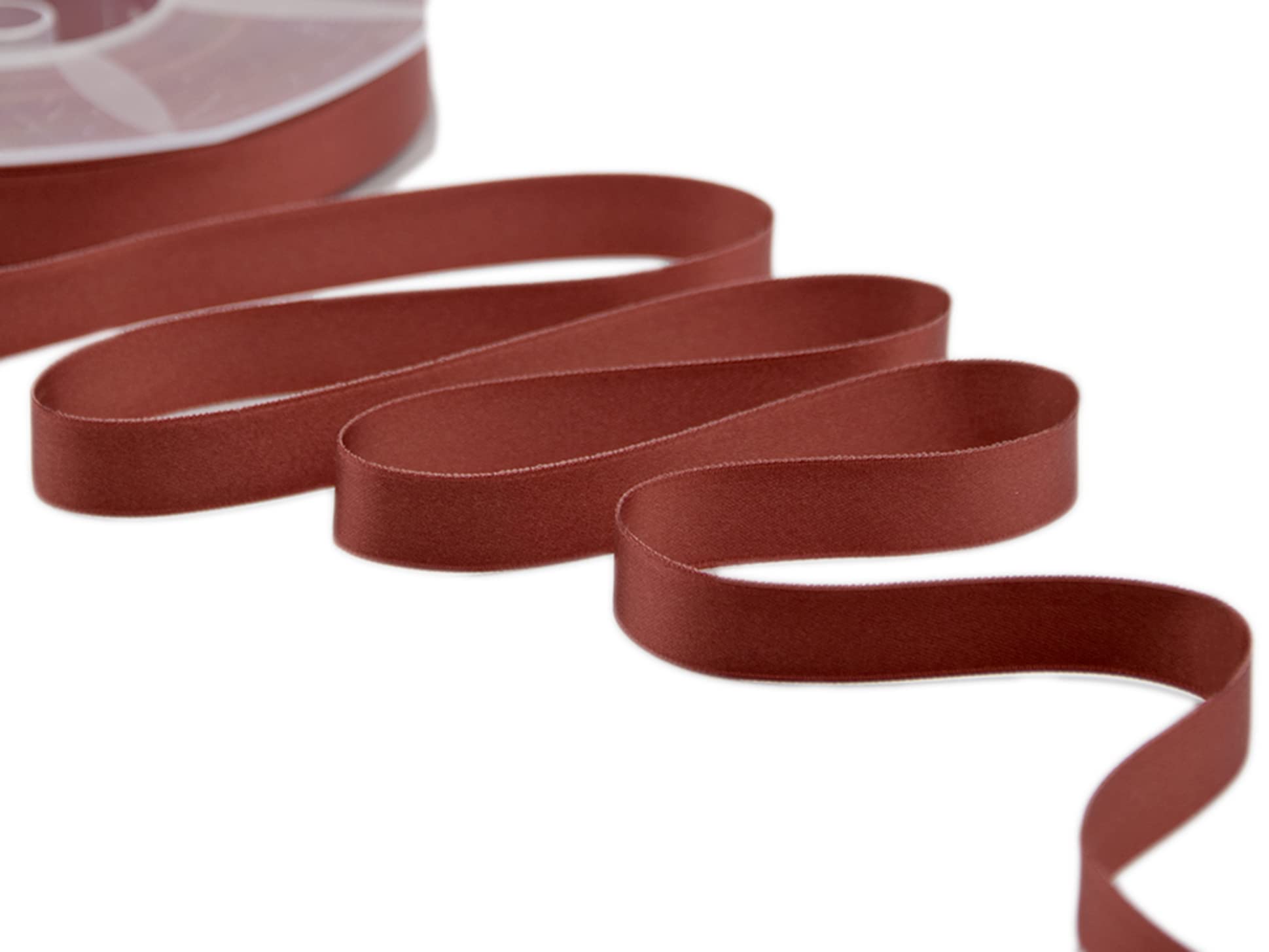 Rotolo Nastro Satin ROSSO H 50 mm X 25 Mt - Raso Decorazione Bomboniere Matrimonio Laurea Natale San Valentino