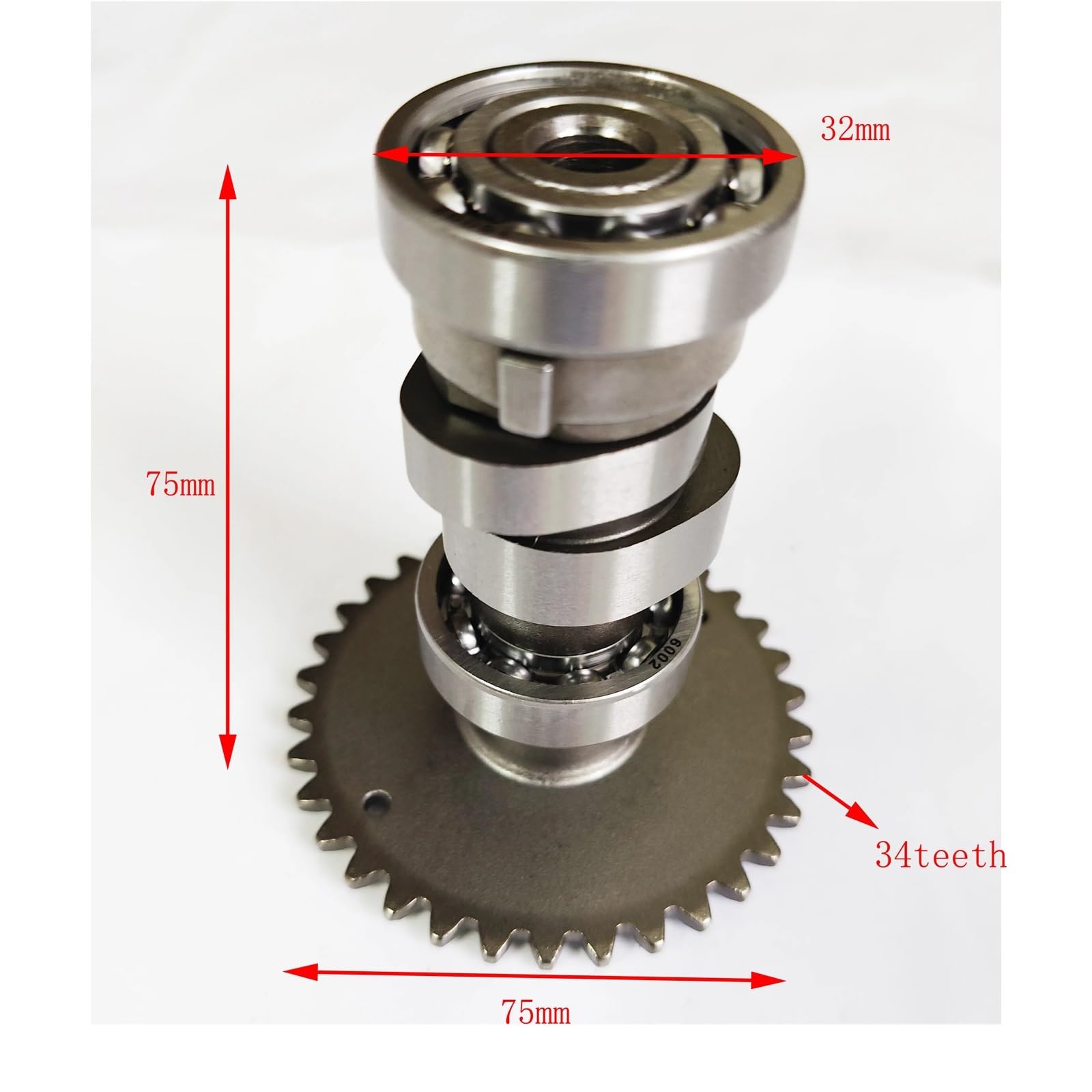 Adatto per supporto albero a camme Performan Cam adatto per scooter ciclomotore ATV 152QMI 157QMJ GY6 125 150cc guarnizioni sfiato Motore Kit revisione motore