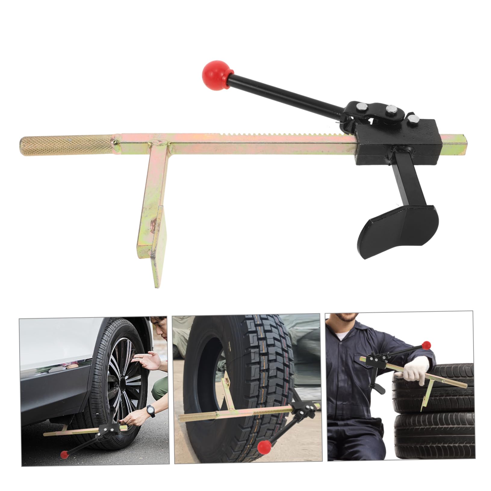 Herramienta Manual de Vulcanizante Pinchazos para Motos y Camiones, Expansor de Neumáticos de Hierro Fundido para Reparación y Extracción Segura en Uso Exterior
