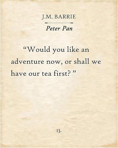 Miniatura 10 de Peter Pan - So Come With Me Where Dreams Are Born - J.M. Barrie - 11x14 Unframed Typography Book Page Print - Great Neverland Gift & Decor for Baby