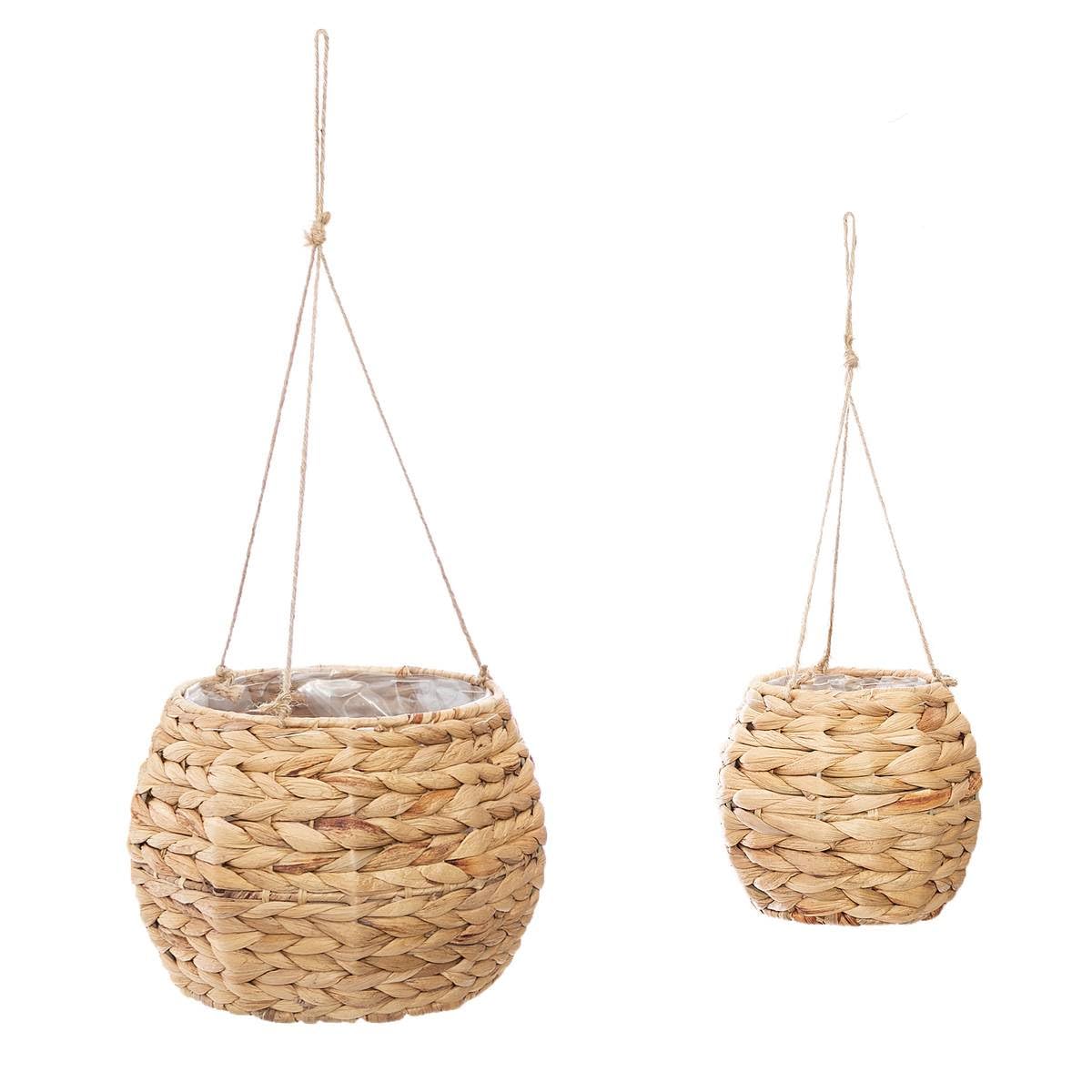 Set de 2 pots Hya Atmosphera cache-pot tressé bohème maison