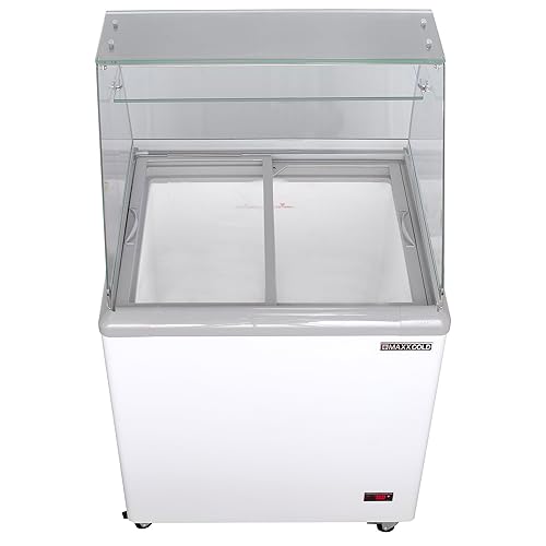 Miniatura 3 de Maxx Cold MXDC-4 4 Sabor 7.5 pies cúbicos Comercial Helado Gabinete Congelador
