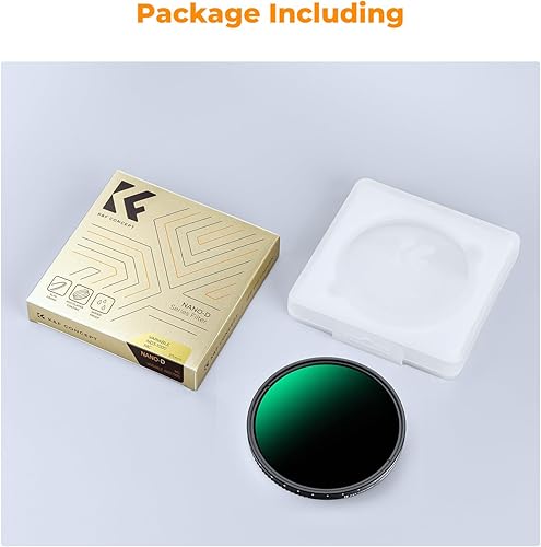 Miniatura 7 de K&F Concept Filtro ND variable de 2.165 in ND3-ND1000 (1.5-10 paradas) Filtro de lente de densidad neutra con 24 recubrimientos multicapa para lente