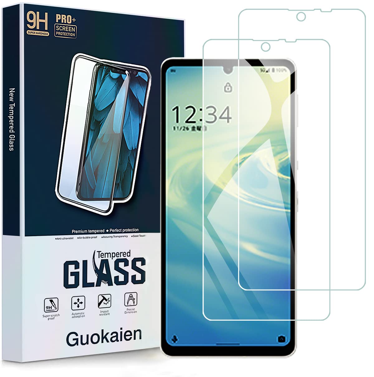 Amazon | AQUOS sense6 /sense6s ガラスフィルム アクオスセンス6 SH