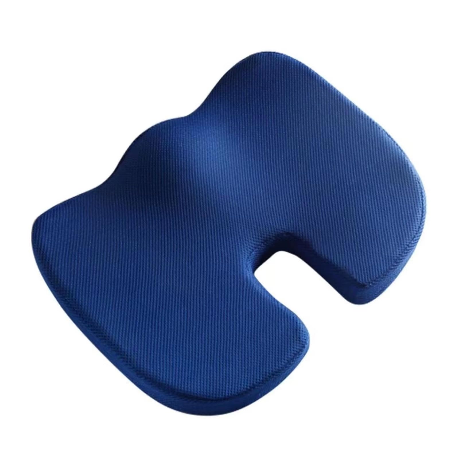 RYNVRNCOE Seat Cushion Memory Foam U-Shaped Massage Chair Car Interior Accessories(Blue)