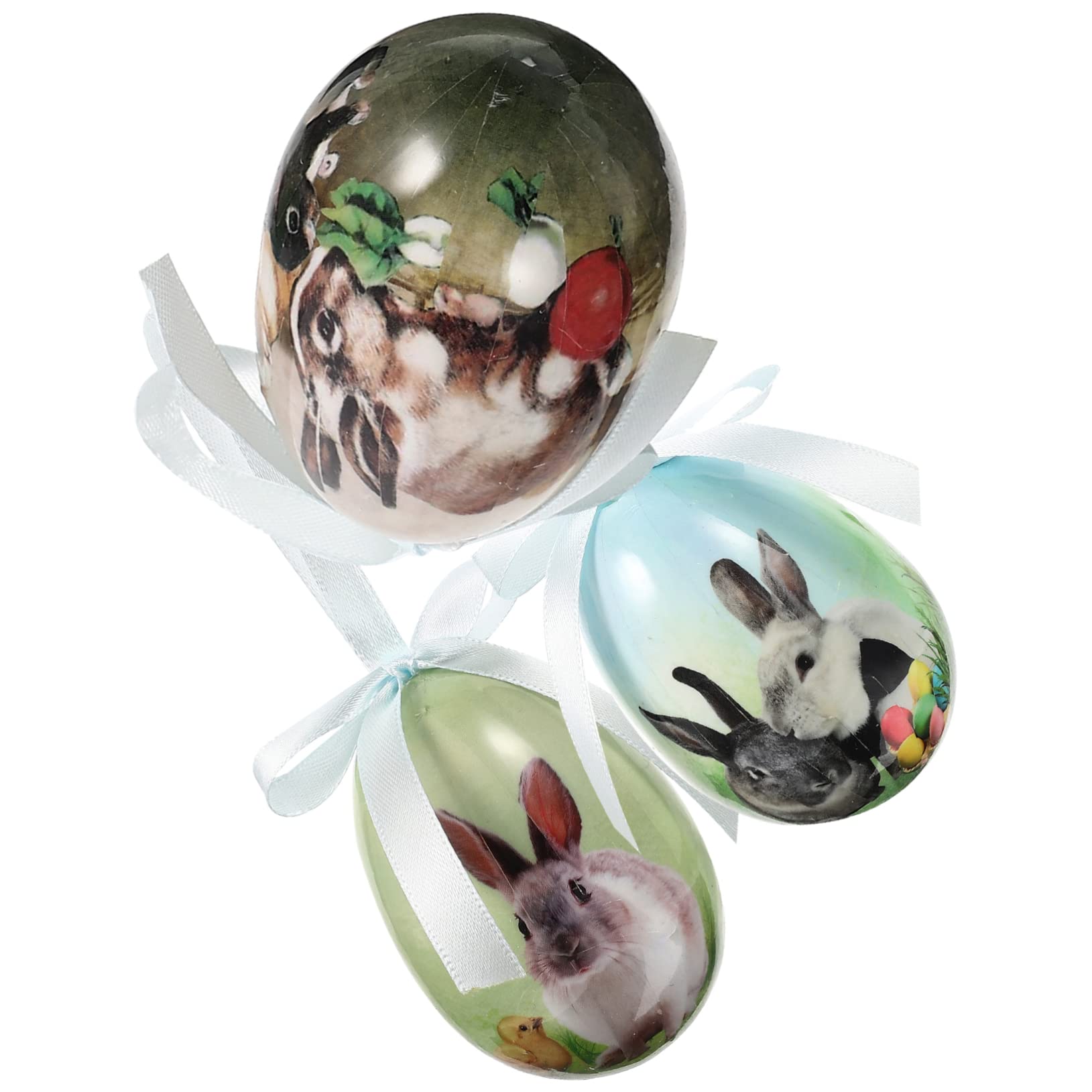 PRETYZOOM 15stücke Bunte Ostereier Hängedekorationen Festliche Eier Ornamente Für Haus Und Garten Für Ostern Und Frühlingsfeiern Kreative Und Fensterdekoration