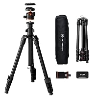 K&F CONCEPT Treppiede Fotocamera e Smartphone 178cm, Cavalletto Fotografico