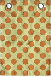 Ambesonne Orange Hanging Pocket Organizer, Simplistic Fruit Repetitive Citrus Family Delicious Kitchen Vitamin C Print, Printed Polyester Storage Bag with Pockets, 14" x 20", Orange Pale Yellow